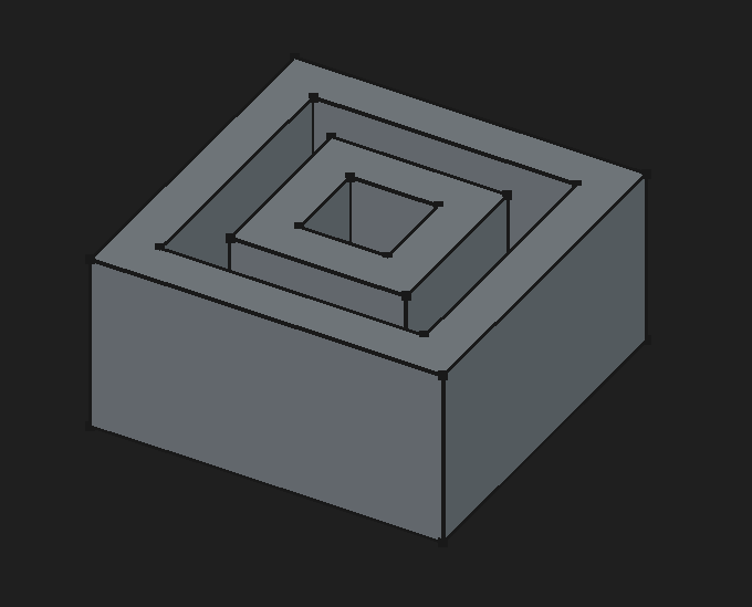 FreeCAD part design workbench nested contours padded example